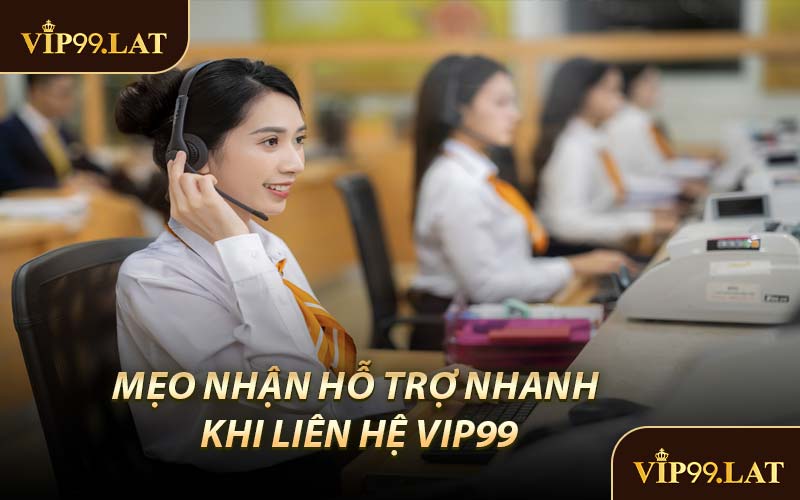 Mẹo Nhận Hỗ Trợ Nhanh Khi Liên Hệ VIP99