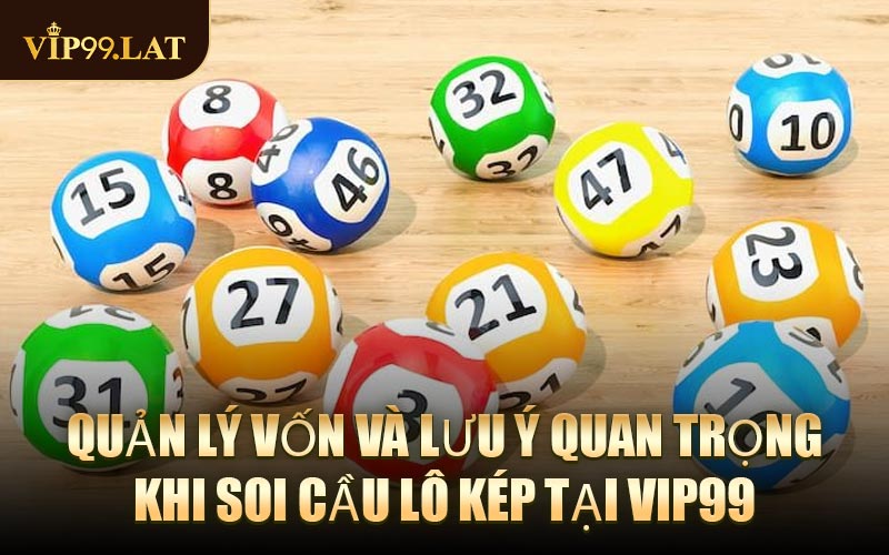 Quản Lý Vốn Và Lưu Ý Quan Trọng Khi Soi Cầu Lô Kép Tại VIP99